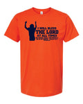AM38 Psalm 34:1 Shirt Orange with Navy Ink