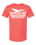 Don Don Isaiah 40 31 Soar Shirt Bright Coral with White Ink