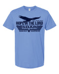 Don Don Isaiah 40 31 Soar Shirt Carolina Blue with Navy Ink