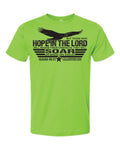 Don Don Isaiah 40 31 Soar Shirt Lime with Black Ink