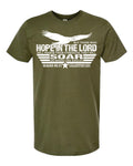 Don Don Isaiah 40 31 Soar Shirt Military Green with White Ink