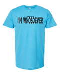 John 3:16 I'm Whosoever Shirt Aqua with Black Ink
