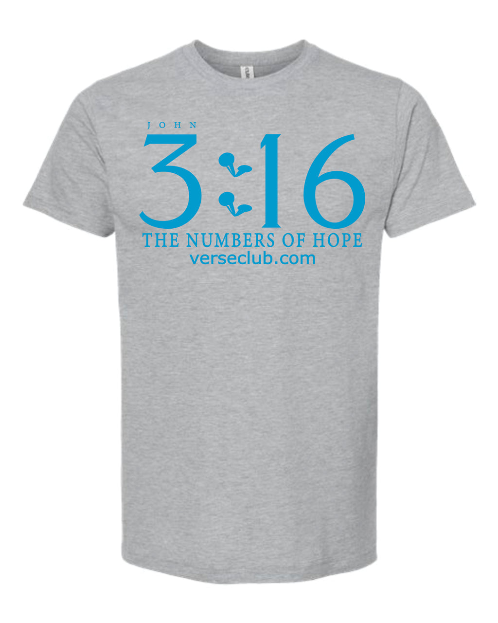 Numbers of Hope Carolina Blue with Navy Ink