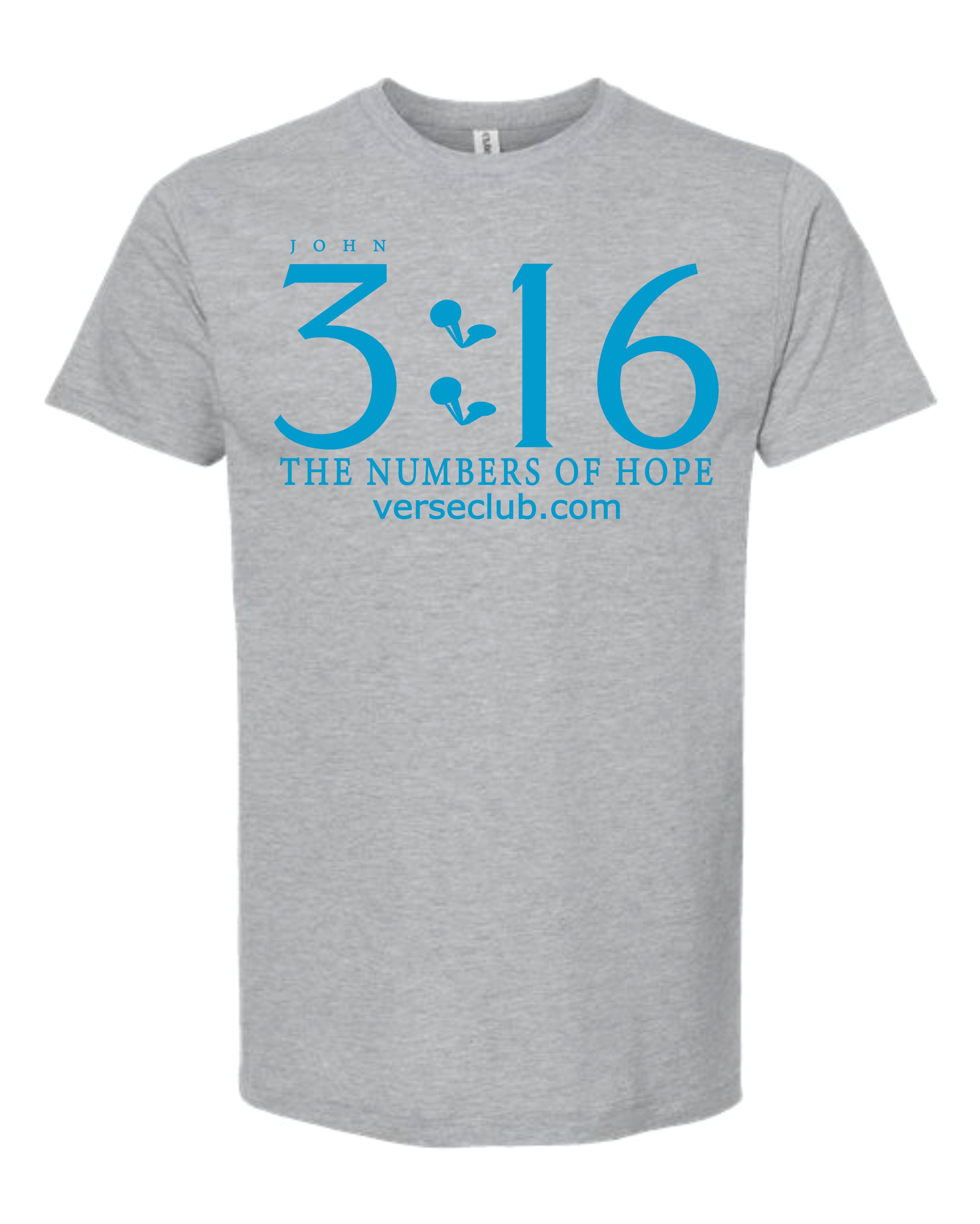 Numbers of Hope Carolina Blue with Navy Ink