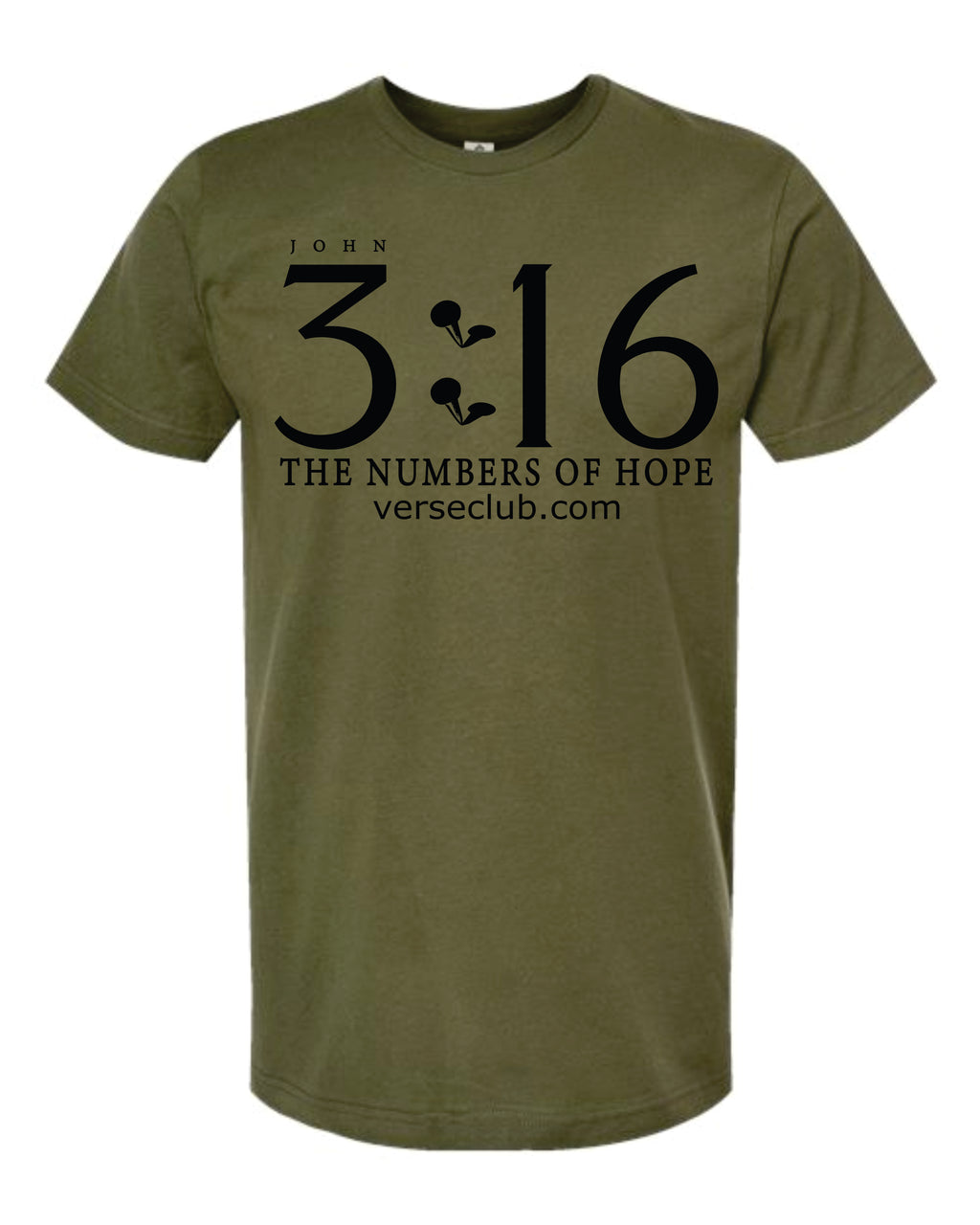 Numbers of Hope Carolina Blue with Navy Ink