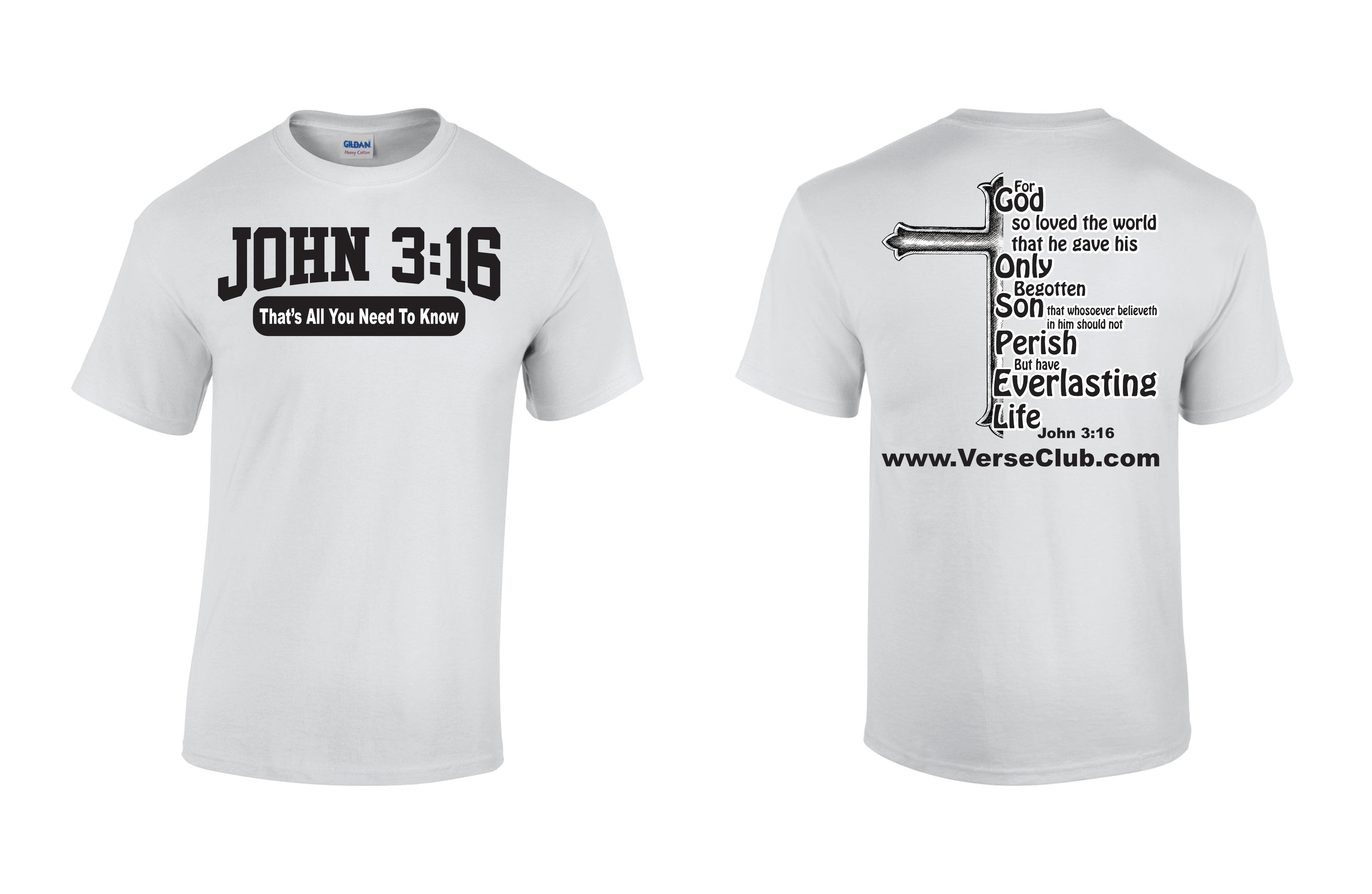 Verse Club John 3:16 T-Shirt